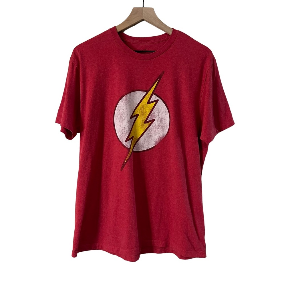 3/$15 DC Comics The Flash Graphic Tee Shirt Vintage Style Logo Shirt